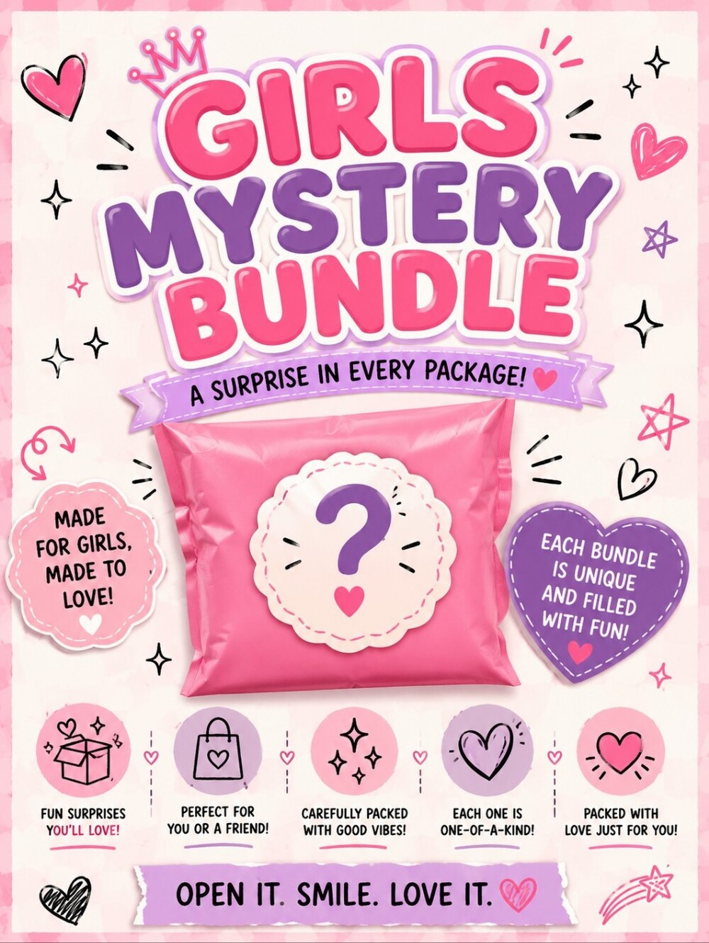 Girls Mystery Bundles Surprise Pack